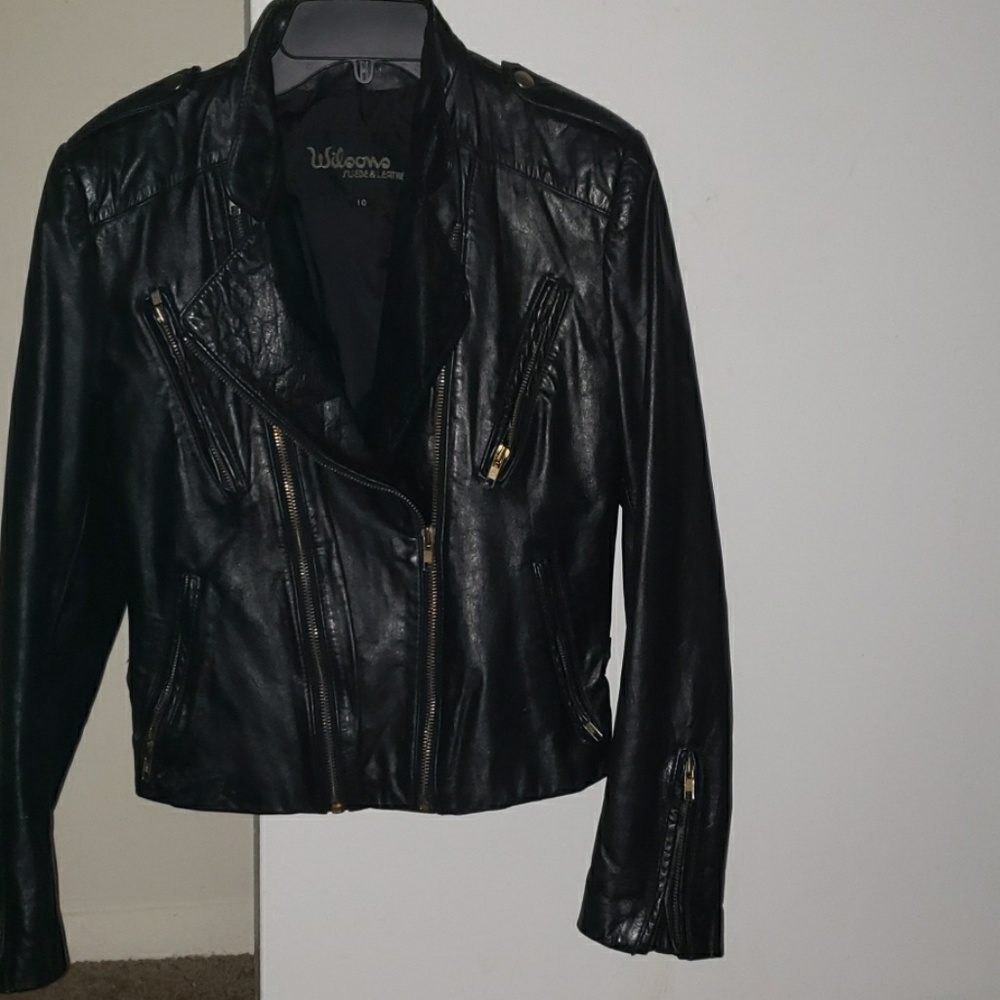 Moto leather Jacket
